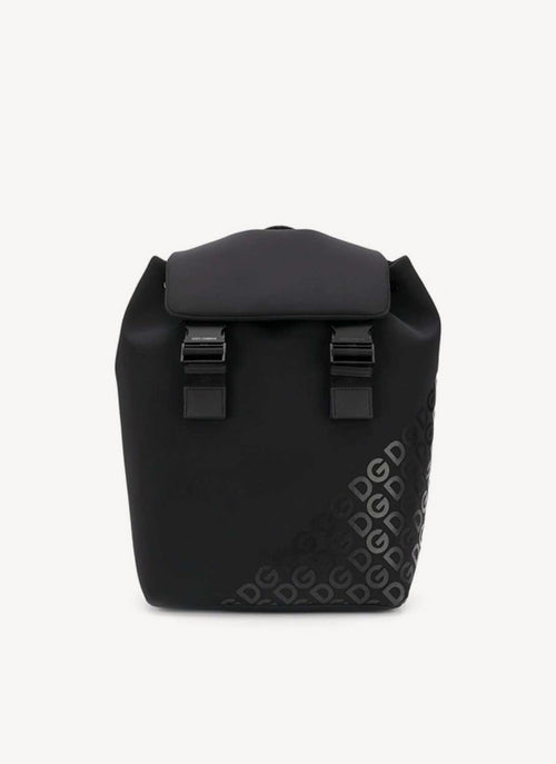 Dolce & Gabbana - Sac À Dos Dg Mania Print Backpack - Black - Homme