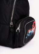 Karl Lagerfeld - Sac A Dos Graffiti - Noir - Femme