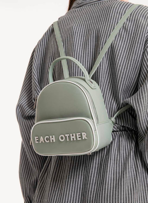 Each X Other - Sac A Dos Mini En Cuir - Green - Femme