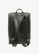 Trussardi - Sac À Dos Monogramme À Sangles - Noir - Homme