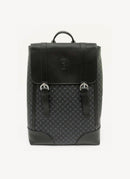 Trussardi - Sac À Dos Monogramme À Sangles - Noir - Homme