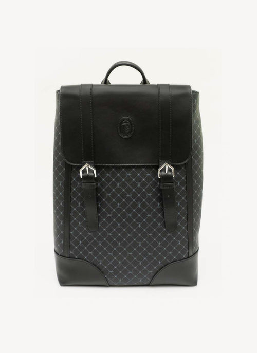 Trussardi - Sac À Dos Monogramme À Sangles - Noir - Homme