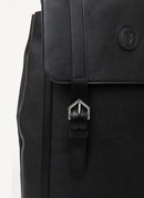 Trussardi - Sac À Dos Monogramme - Black Black - Homme
