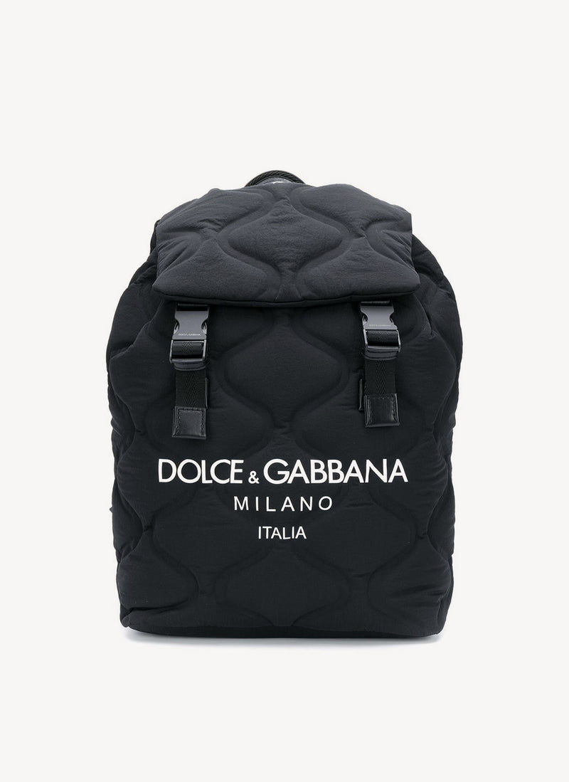 Dolce & Gabbana - Sac À Dos Palermo Tecnico Logo Print - Black - Homme