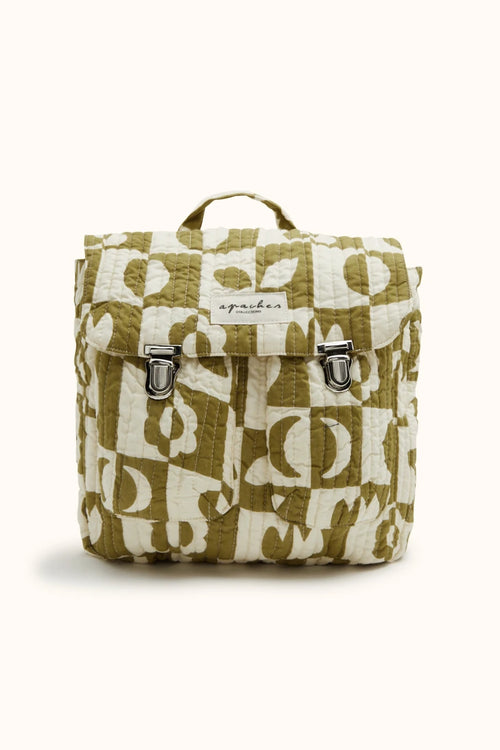 Sac À Dos Suji "Damier" - Tobacco