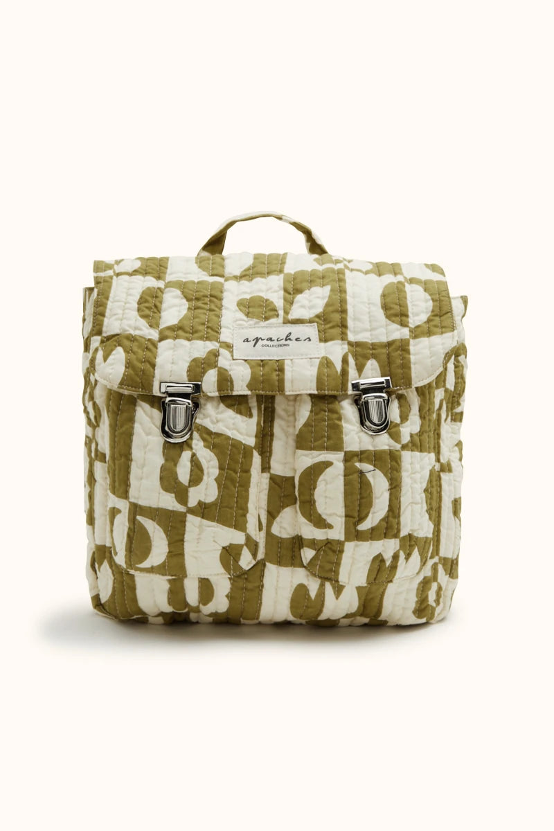 Sac À Dos Suji "Damier" - Tobacco