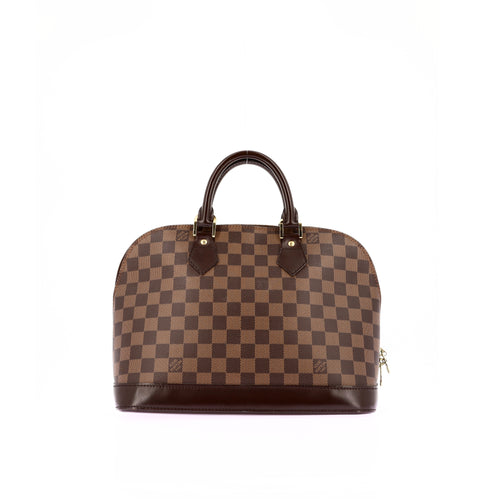 Sac À Main Alma Pm Louis Vuitton Toile Enduite Damier Ebène - Louis Vuitton