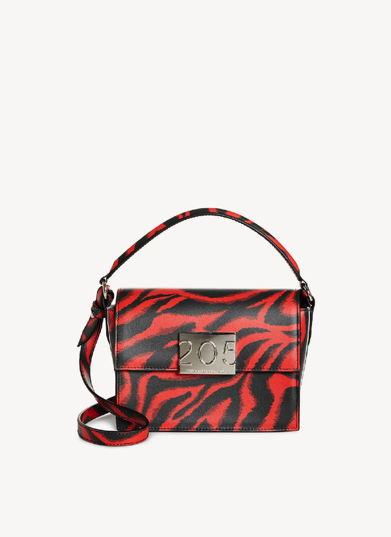 Calvin Klein - Sac À Main Bonnie Small - Red Zebra - Femme