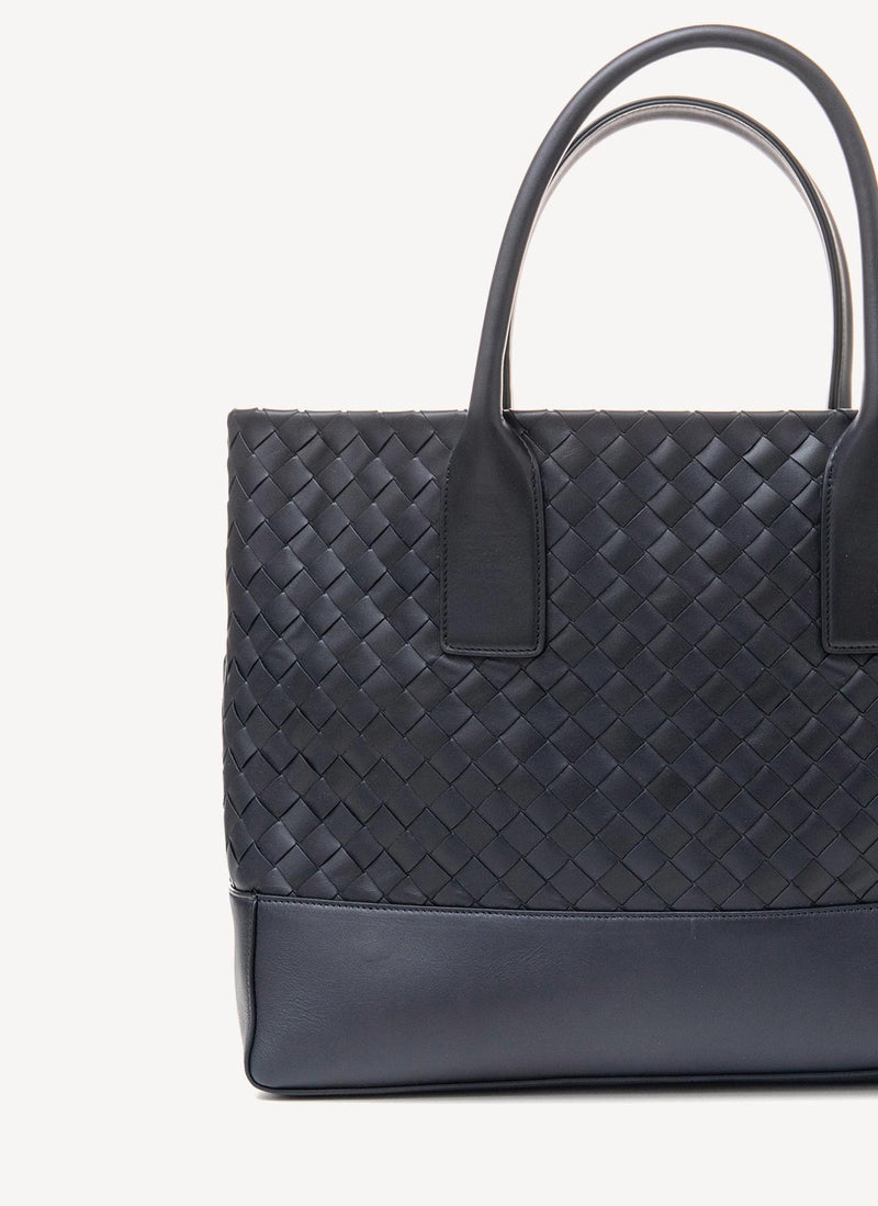 Bottega Veneta - Sac À Main En Cuir - Blue - Femme