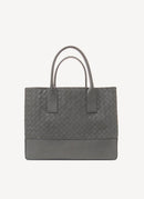 Bottega Veneta - Sac À Main En Cuir - Grey - Femme