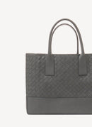 Bottega Veneta - Sac À Main En Cuir - Grey - Femme