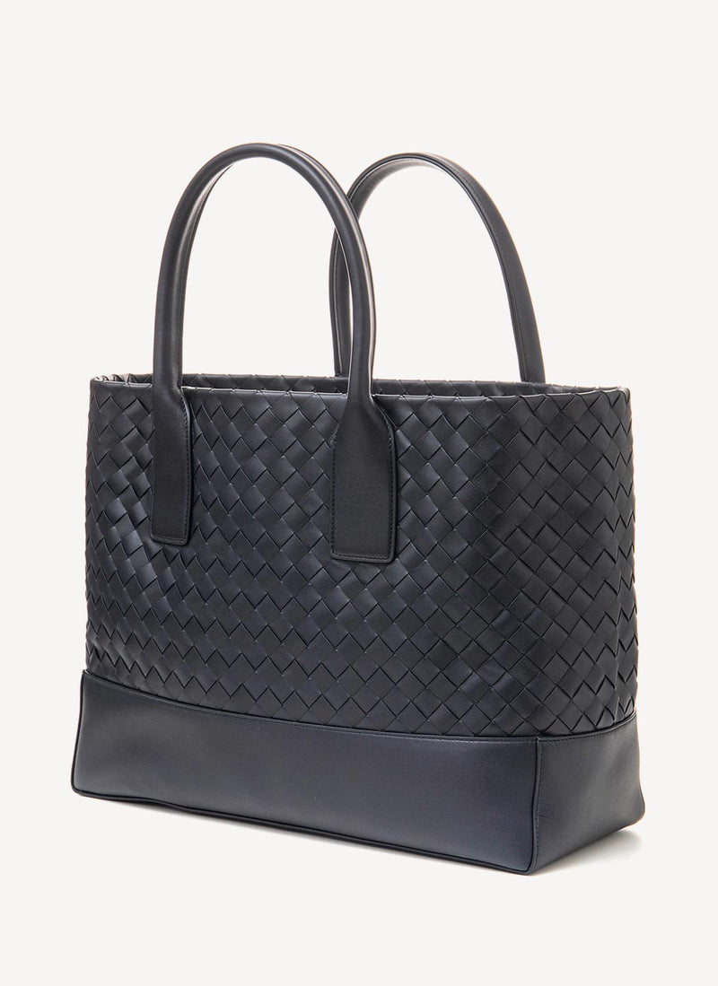 Bottega Veneta - Sac À Main En Cuir - Blue - Femme