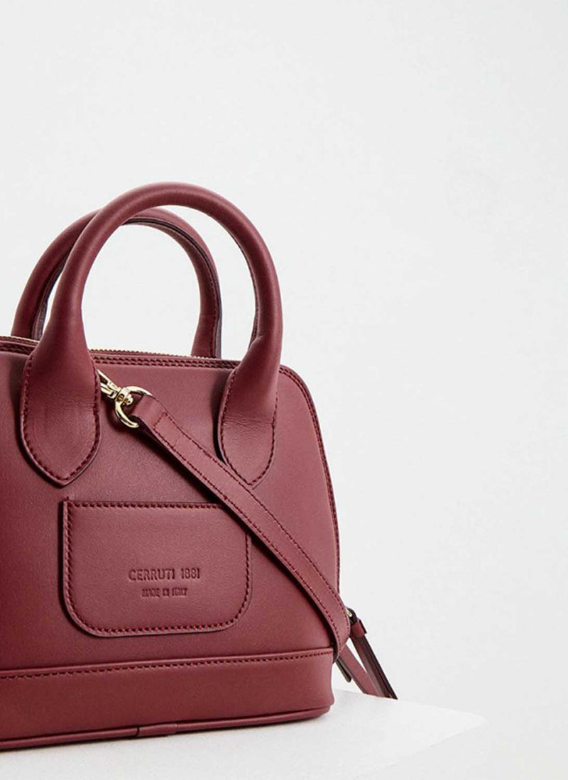 Cerruti - Sac À Main Peony - Bordeaux - Femme