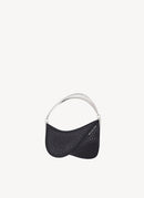 Mugler - Sac Porté Épaule Embossé Spiral Curve 01 - Black - Femme