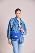 Marsupio a Mezzaluna Andrea - Blu Elettrico