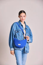 Marsupio a Mezzaluna Andrea - Blu Elettrico