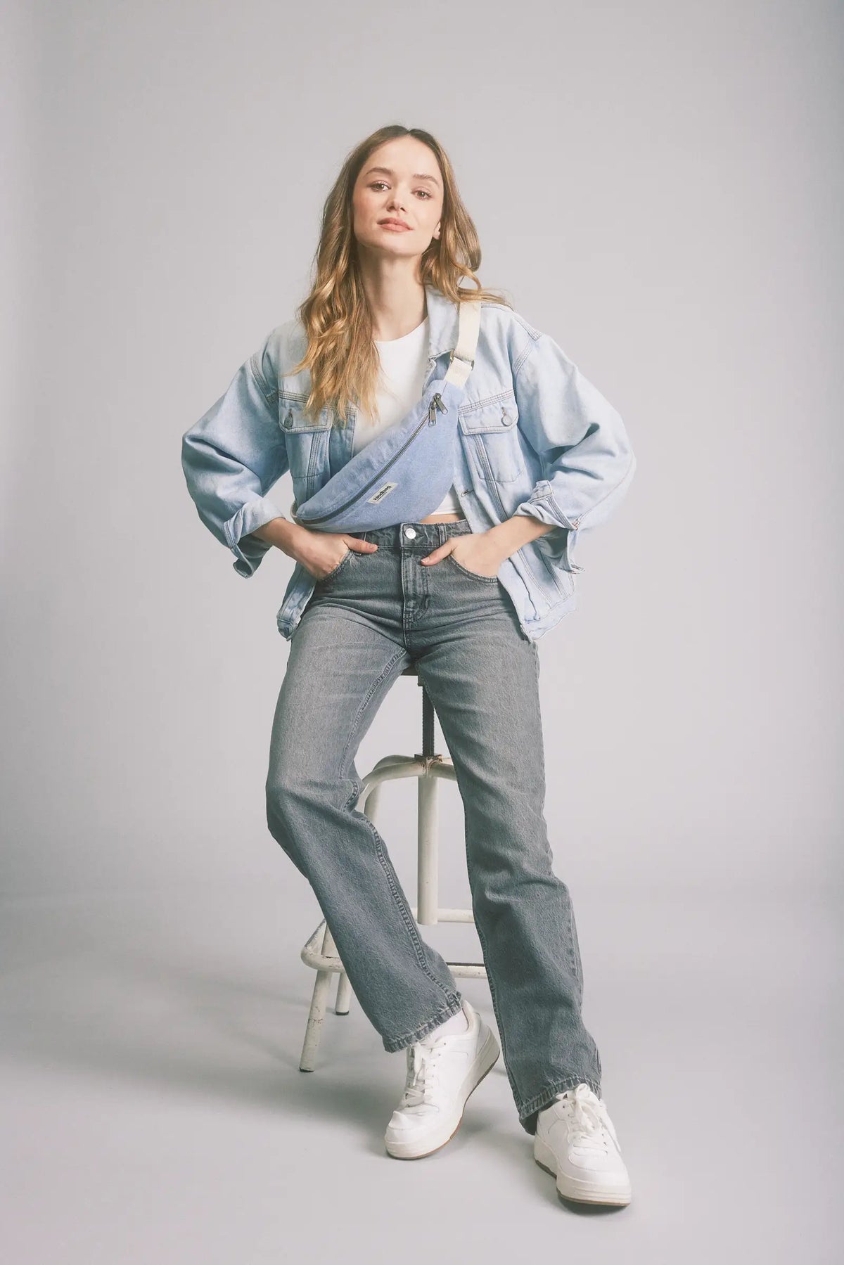 Riñonera Olivia De Denim - Azul