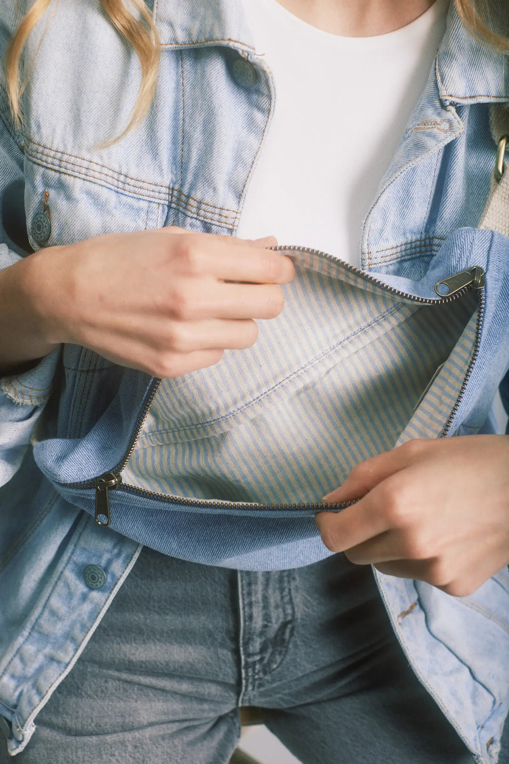 Riñonera Olivia De Denim - Azul