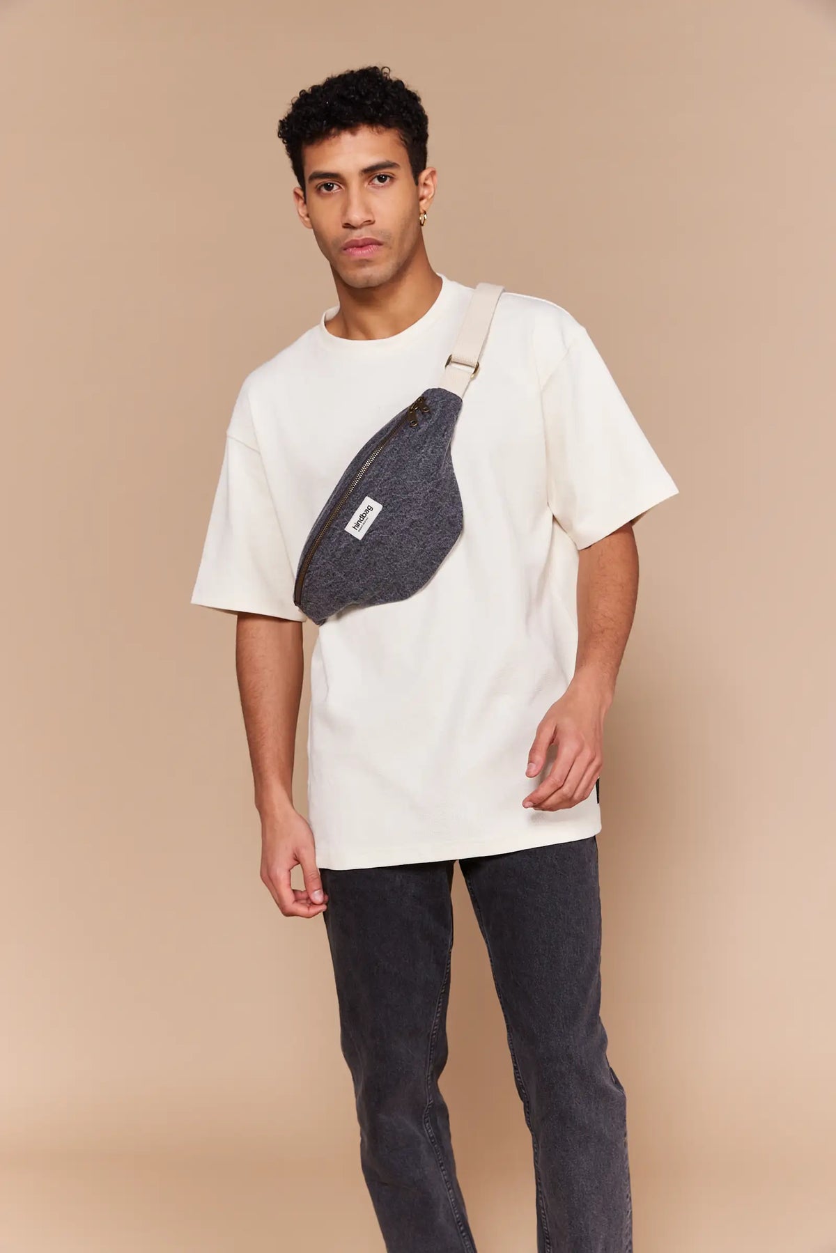 Riñonera Olivia Denim - Gris