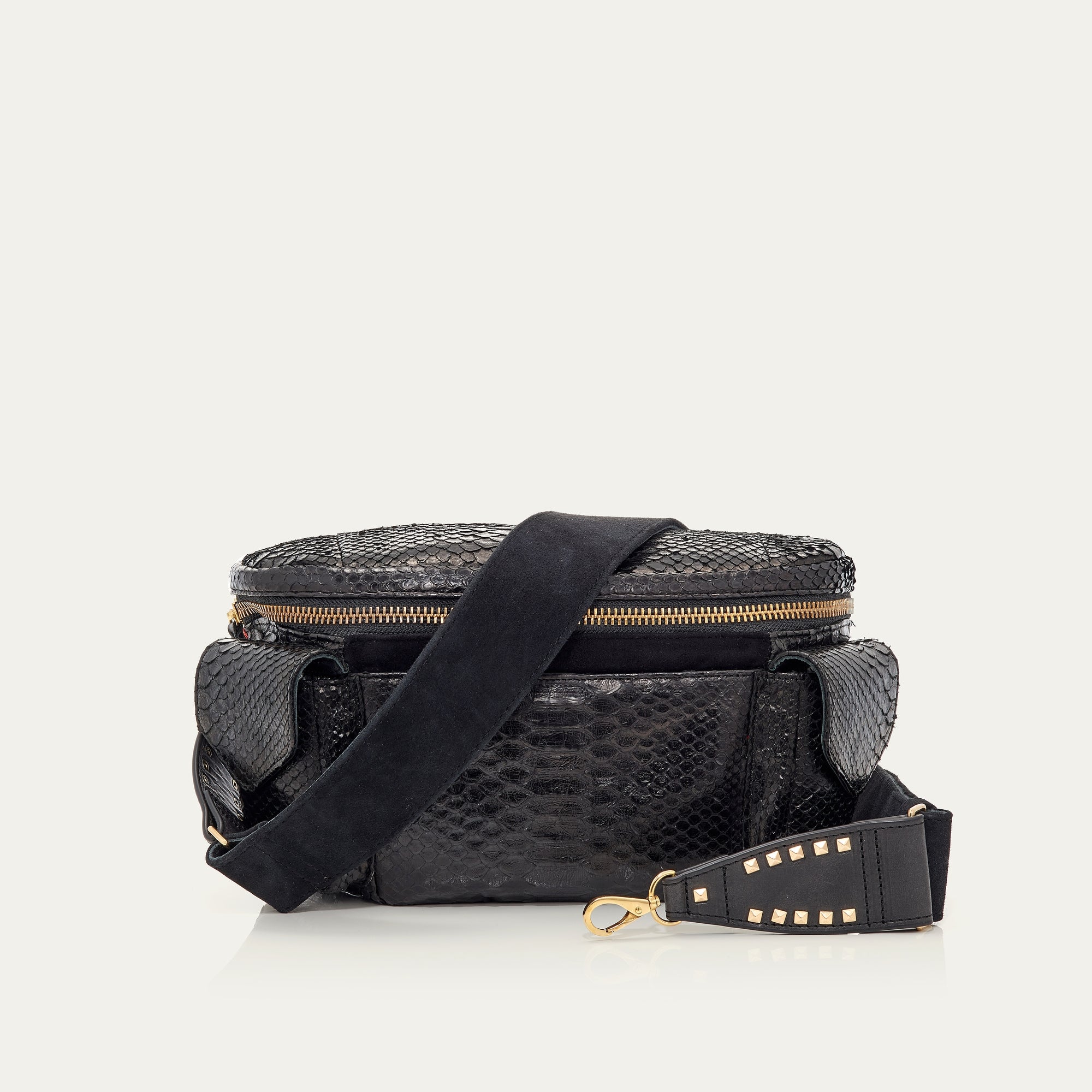 Sac Banane Python Jules Noir
