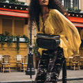 Sac Banane Python Jules Noir