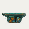 Sac Banane Python Romeo Lotus Bleu