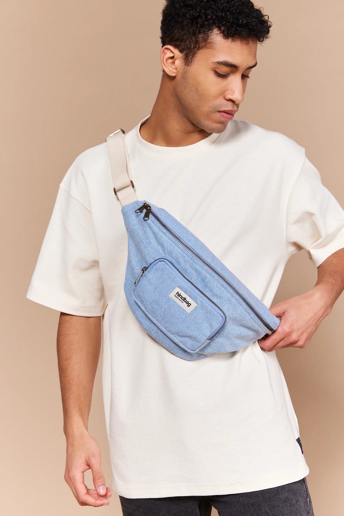 Riñonera Xl Sofia Denim - Azul