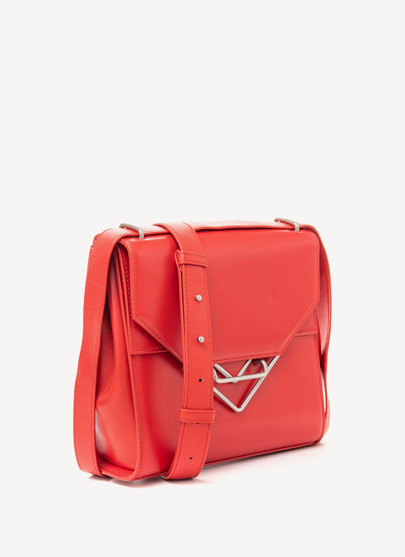 Bottega Veneta - Sac Bandoulière Clip - Red - Femme