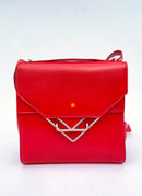 Bottega Veneta - Sac Bandoulière Clip - Rouge - Femme - Imparfait