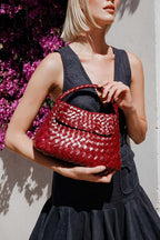 Sac Bandoulière Jacky Mini - Bordeaux