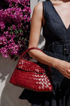 Sac Bandoulière Jacky Mini - Bordeaux