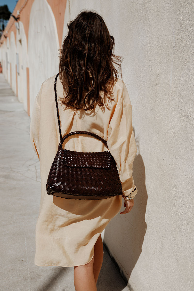 Borsa a Tracolla Jacky - Marrone