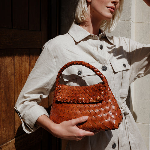 Sac À Main Jacky Mini - Camel
