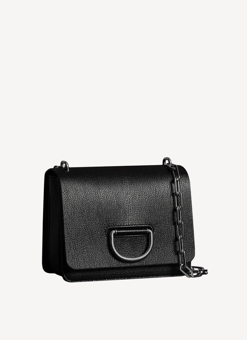 Burberry - Sac Bandoulière D Ring Chain - Black - Femme