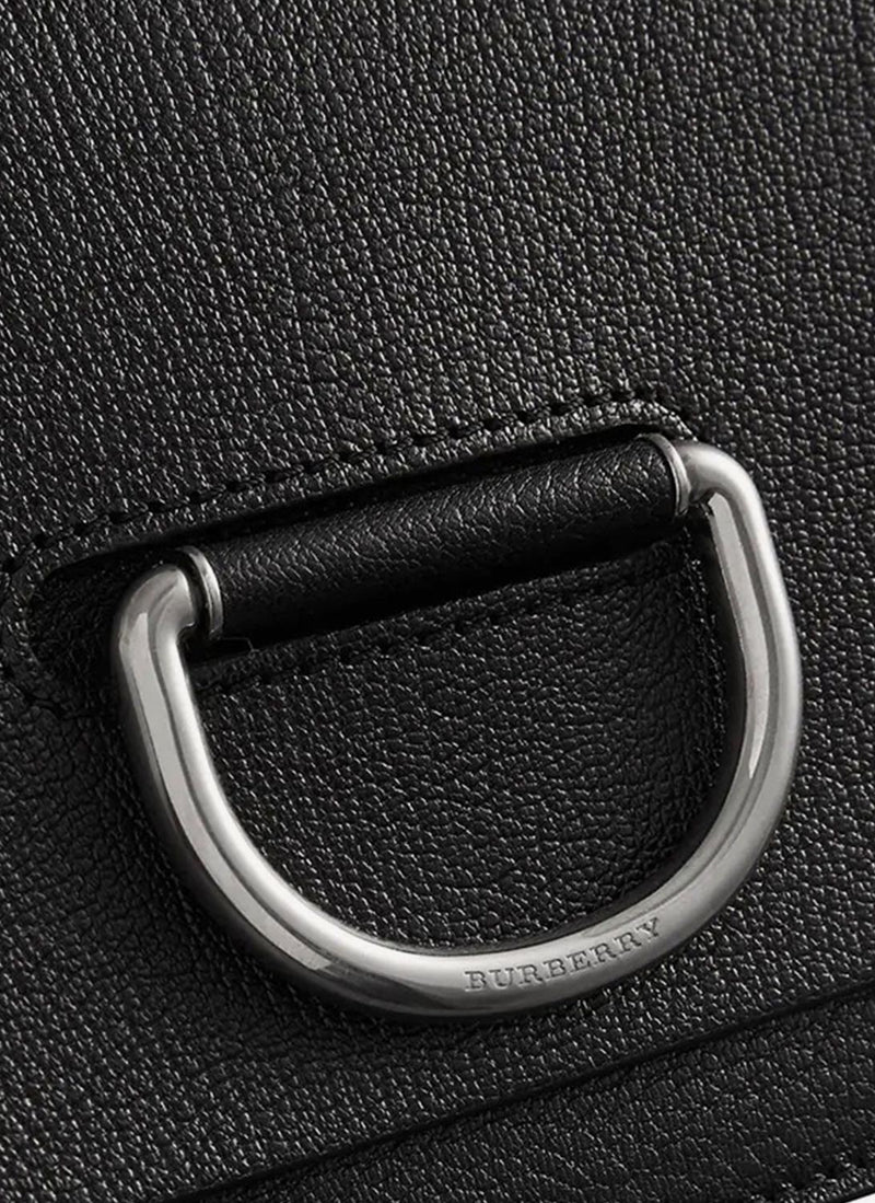 Burberry - Sac Bandoulière D Ring Chain - Black - Femme