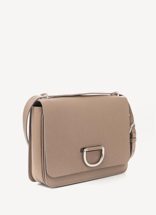 Burberry - Sac Bandoulière En Cuir - Beige - Femme