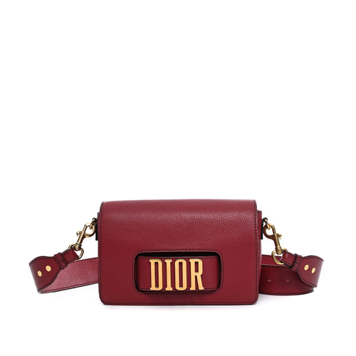 Sac Bandoulière J'Adior Dior Cuir Bordeaux - Dior