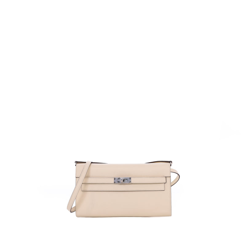 Sac Bandoulière Kelly To Go Epsom Crème - Hermès