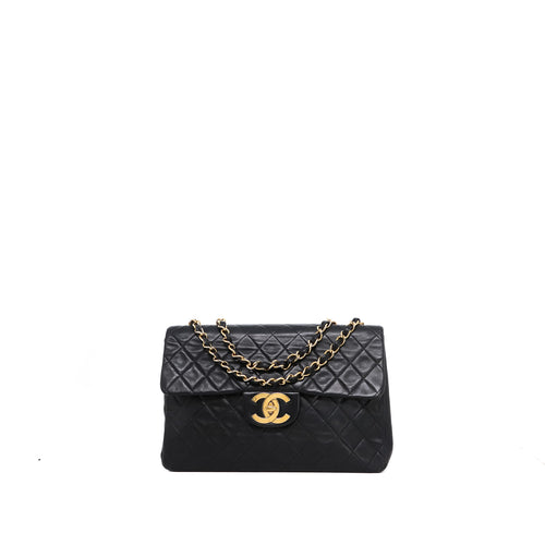 Sac Bandoulière Maxi Jumbo Chanel Cuir Noir - Chanel