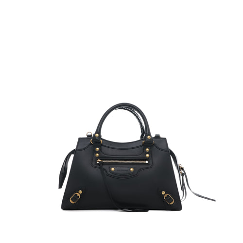 Sac Bandoulière Neo Classic Mm Balenciaga Cuir De Veau Souple Noir - Balenciaga