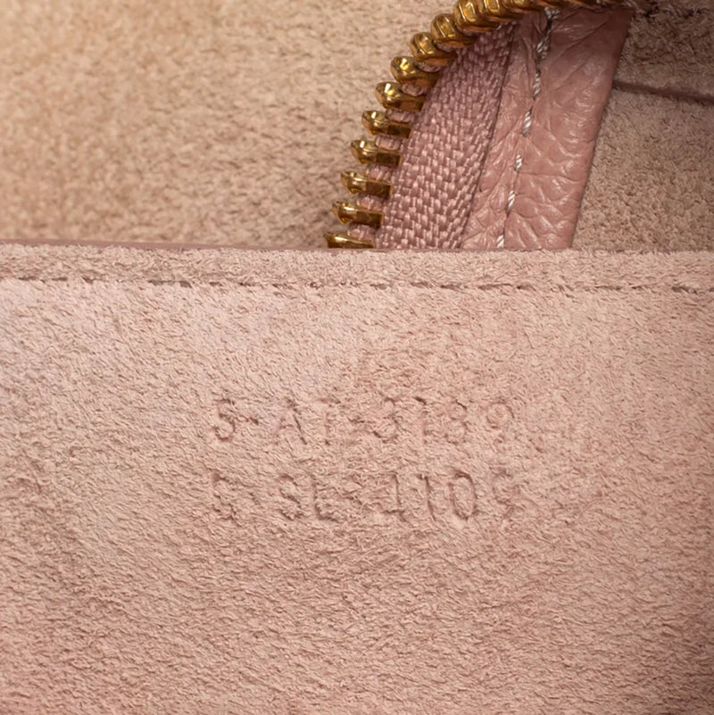 sac de seconde main belt  céline  en cuir rose numéro de série