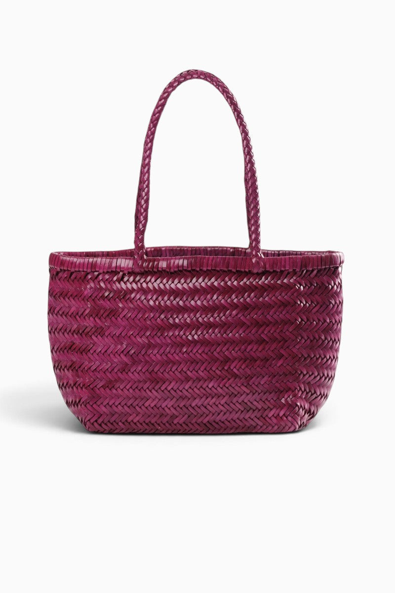 Borsa Shopping Delhi Medium - Burgundy