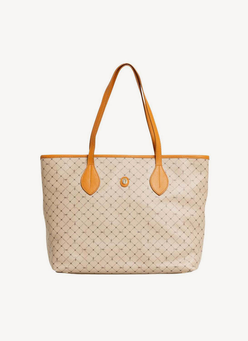 Trussardi - Sac Cabas Monogramme - Beige - Femme