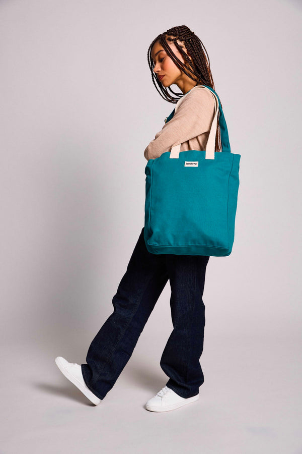 Lodret Shopper Paul - Bleu Paon