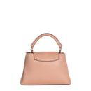 sac de seconde main capucines louis vuitton en cuir rose  dos