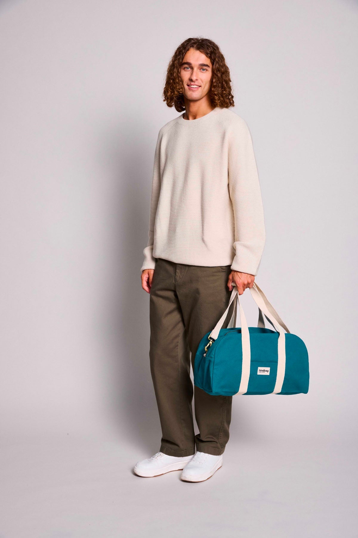 Borsa Bowling Charlie - Blu Pavone