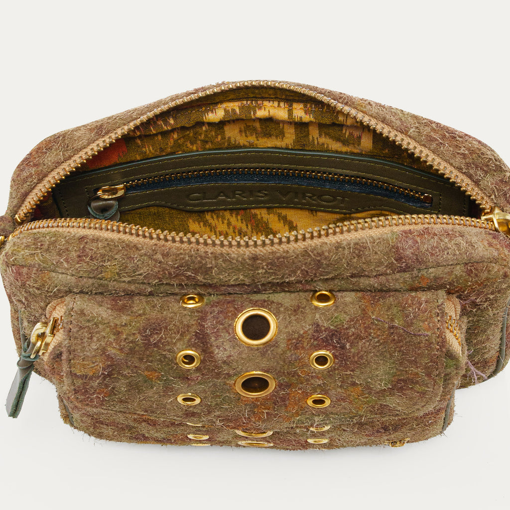 Sac Charly Veau Velours Papyrus