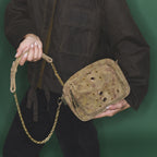 Sac Charly Veau Velours Papyrus
