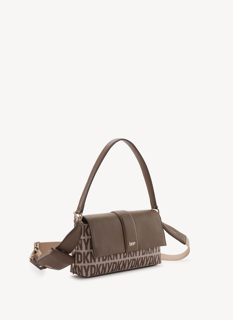 Dkny - Sac Chriselle Flap Demi - Chin/Truf - Femme