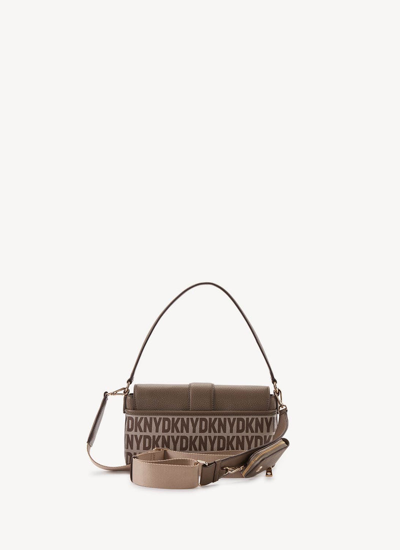 Dkny - Sac Chriselle Flap Demi - Chin/Truf - Femme